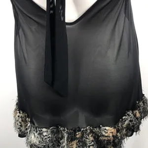 Black animal print lingerie thumbnail 9