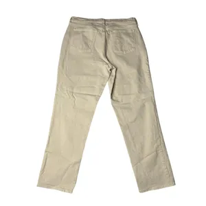 Abercrombie Curve Love 90s Straight Cream Ivory Jeans 32 14R thumbnail 2
