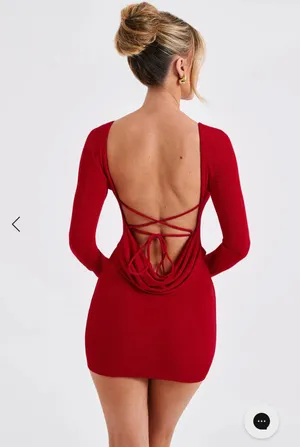 Babyboo Red Mini Dress thumbnail 3