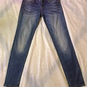 Miss Me Dark Blue Skinny Jeans thumbnail 1
