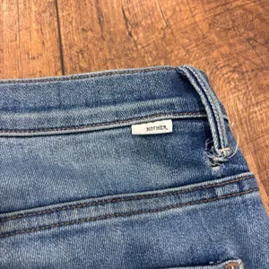 MOTHER Size 26 The Insider Crop Step Fray Jeans Hey Sun Wash Raw Hem High Rise thumbnail 9