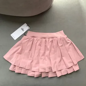 Alo Yoga Double Or Nothing Tennis Skirt Vintage Pink S thumbnail 5