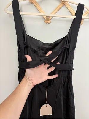 NWT Meshki Ensley Satin Maxi Dress size XS thumbnail 7