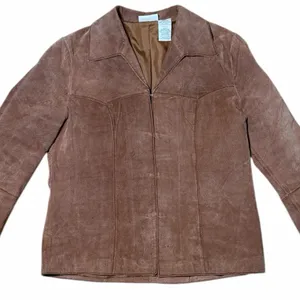 Vintage Faded Glory Boho Suede Western Jacket Bell Sleeve Retro Penny Lane L thumbnail 4