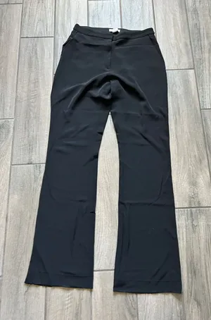 H&M Black Stretch Flare Pants thumbnail 1
