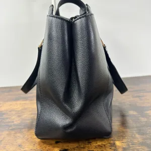 Jimmy Choo Satchel Bag Womens Large Black Leather Top Handle Work Purse Italy thumbnail 7