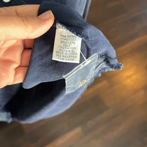 $55 NWT Sewn+Seen denim chambray button up shirt western/rodeo L thumbnail 6