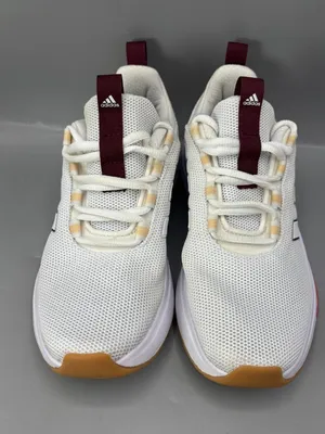 Adidas Cloudfoam Racer TR23 Running Shoes Women 6 White Athletic Sneakers 789005 thumbnail 3