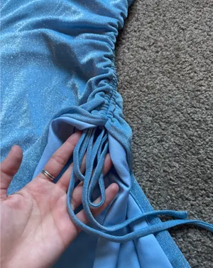 Princess Polly blue sparkly mini dress thumbnail 2