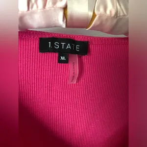 1.STATE Flutter Sleeve Rib Knit T-Shirt top, size XL thumbnail 5
