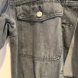 BP Charcoal Semi Jean Jacket thumbnail 5