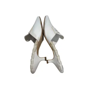 AERA Solid Leather Mule Loafers Pointed Toe Dress Casual White Womens EU 36 US 6 thumbnail 5