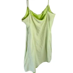 Nasty Gal Lime Green Linen Blend Mini Dress size 10 thumbnail 11