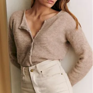Sézane Gaspard Cardigan Light Beige thumbnail 1