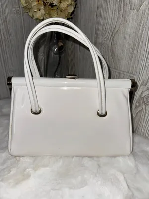 Vintage Structured White Patent Top thumbnail 2