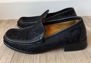 COACH 7.5 Monogram Preppy Loafers thumbnail 1