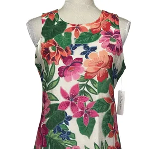 Willow Glenn Floral Sleeveless Maxi Dress Women’s Size M Hourglass Colorful thumbnail 4