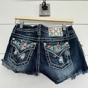 Miss Me Women’s 26 Multicolored Sequin Shorts thumbnail 2
