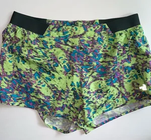 The North Face Shorts L Running Flash Dry Green Athletic Pull On thumbnail 1