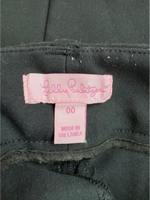 Lilly Pulitzer Black Dress Pants Size 00 Made in Sri Lanka thumbnail 3