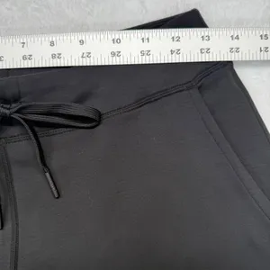 BYLT Premium Basics Lounge Pants Drawstring Pockets Split‎ Hem Black Size M Size M thumbnail 2