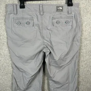 The North Face Capri Pants Womens Size 10 Gray Cargo Hiking Cotton Pockets‎ thumbnail 15