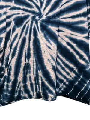 Nation LTD Tie-Dye Snap Shoulder Tee Size Medium | Blue‎ & Pink | Anthropologie thumbnail 4