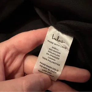 Lulus About A Twirl Black Strapless Fit‎ & Flare Skater Mini Dress Sz M NEW thumbnail 8