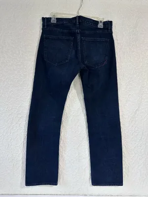 Banana Republic Men’s Straight Fit Navy Blue Jeans Size30 thumbnail 2