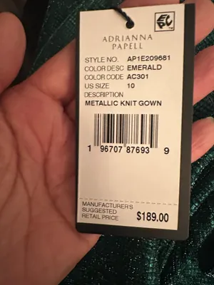 Adrianna Papell Emerald Green Cowl Neck Maxi Dress thumbnail 8