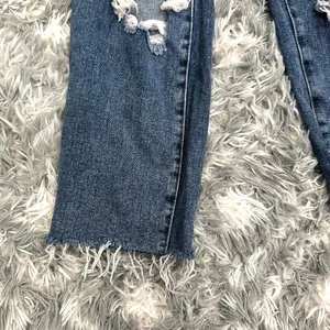 PacSun Medium Blue Distressed High Waisted Straight Leg Jeans thumbnail 6