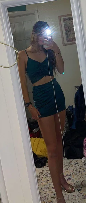 Green Two Piece Dress thumbnail 3