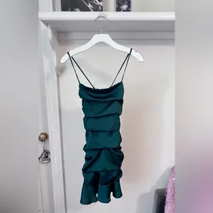 Final Price Nwt Hello Molly Mission Accomplished Dress Emerald thumbnail 2