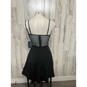 Windsor black flare dress thumbnail 4