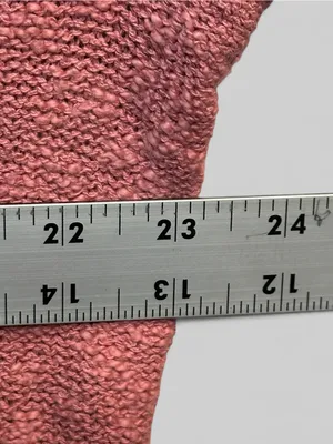 L.L.Bean Women’s XL Pink Cotton Textured Knit Crewneck Sweater Pullover thumbnail 7