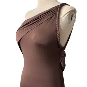 REVOLVE x LOVERS AND FRIENDS Francine Gown, Chocolate Brown - $229. thumbnail 6