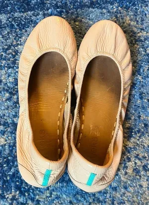 Tieks Biscotti Tan Patent Flats thumbnail 1