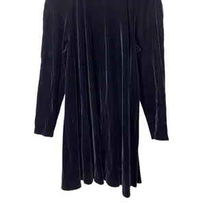 Vintage Karen‎ Lucas For Niki Black Velvet Swing Coat Size S thumbnail 10