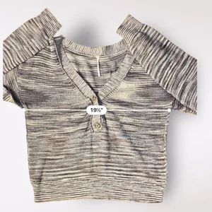 Free People NWOT‎ Mercury Henley Sweater Top Size XS Boho Casual Neutral thumbnail 4