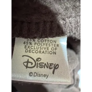Disney Women's XS Brown Sweatshirt Mickey Mouse Ski Club Graphic Pullover thumbnail 4
