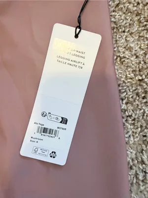 NWT Alo 7/8 High-Waist Airlift Legging size small in mushroom SOLD OUT COLOR thumbnail 6