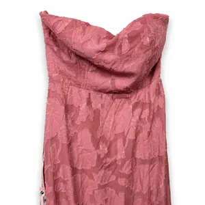 NEW Lulus Garden of Romance Rusty Rose Burnout Floral Strapless Maxi Dress Small thumbnail 6