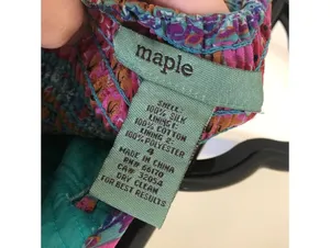 Anthropologie Maple EUC Women's Jewel Tone Paisley Silk Strapless Dress 4 thumbnail 3