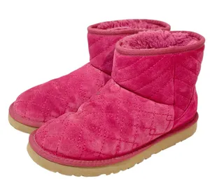 UGG Australia Women Size 8 Pink Classic Suede W Arden Boot thumbnail 1