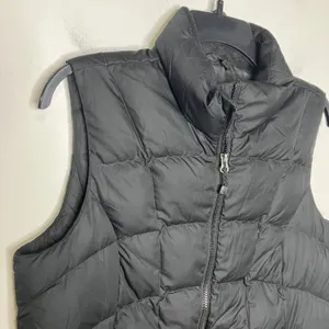Eddie Bauer essential classic down puffer vest black women's size medium‎ thumbnail 3