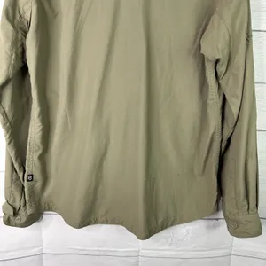 Columbia Women GRT Medium Olive Green Long Sleeve Button-Up Shirt Fishing Hiking thumbnail 6