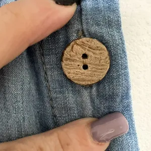 NEW Universal Thread jean Chambray Dress XSMALL blue denim bohom coastal thumbnail 7