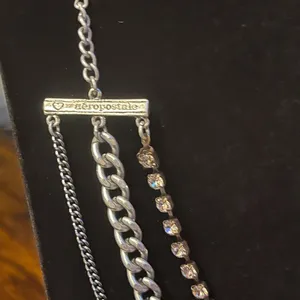 Aeropostale Rhinestone Silver-tone Necklace thumbnail 2