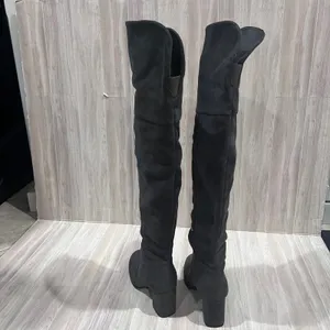 Dream Paris Over the Knee Boots Block Heel Gray Thigh High Boots Womens Size 9 thumbnail 9