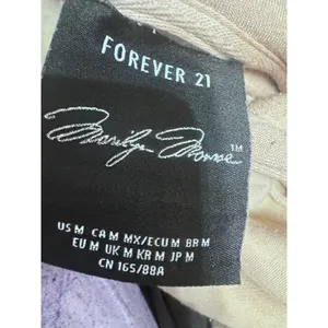 Forever 21 Marilyn Monroe Graphic Hoodie Beige Quote Sweatshirt Womens Medium thumbnail 8